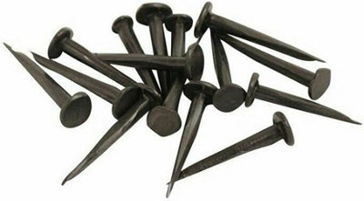 Carpet Upholstery Tacks Fine Blued Black Cut Tack Nails Pins 25mm Strong Durable Rust Resistant Furniture DIY Projects x50