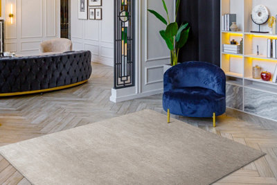 Carpet VISCO silver 3 plush, IMITATION OF RABBIT FUR  200x290 cm