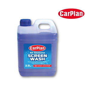 CarPlan All Season Concentrated Screenwash 2.5L Car Washer Fluid 2.5 Litres