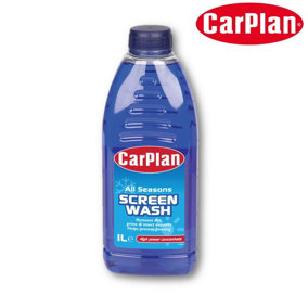 CarPlan All Seasons Concentrated Screenwash 1L Windshield Washer Fluid 1 Litre