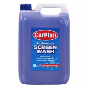 CarPlan All Seasons Concentrated Screenwash 5L Windshield Washer Fluid 5 Litres