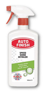 CarPlan Auto Finish Speed Shine Detailer - 500mL Treatment 0.5 Litres Polishing