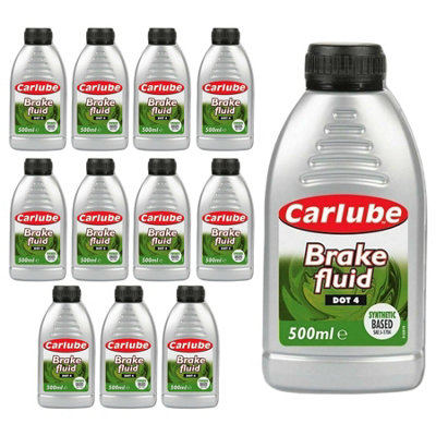 CarPlan BFL050 Brake & Clutch Fluid Dot 4 FMVSS 116 DOT 4 SAE J1704 500ml x12