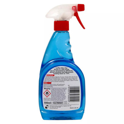 CarPlan Blue Star De-Icer Trigger Spray 500mL x2 Winter Treatment 1L Ice Melt