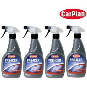 CarPlan Blue Star Pre-Icer Trigger Spray - 500mL x2 Treatment 1 Litre Ice Melt