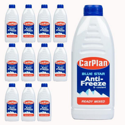 CarPlan Blue Star Ready Mixed Antifreeze & Coolant - 1L x 12