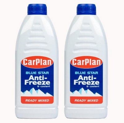 CarPlan Blue Star Ready Mixed Antifreeze & Coolant - 1L x 2