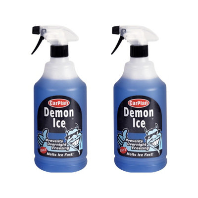 CarPlan Car Windscreen De Icer Prevents Freezing 2x 1L Trigger Spray 2