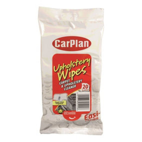 CarPlan Carpet & Upholstery Cleaner Wipes x 12