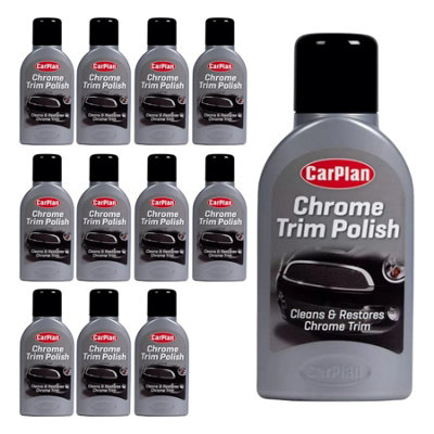 Carplan Chrome Trim Steel Polish Restores Shine Metal Cleaner 375ml x12 - 5