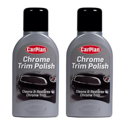 Carplan Chrome Trim Steel Polish Restores Shine Metal Cleaner 375ml x2 - 3