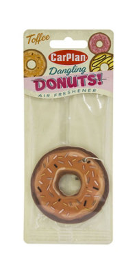 CarPlan Dangling Donuts Air Freshener  - Toffee x 2