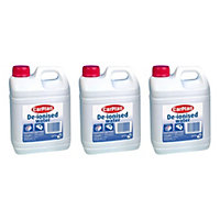 Carplan De-Ionised Water 2.5L - Premium Quality Distilled Water for Car Batteries (Pack of 3)