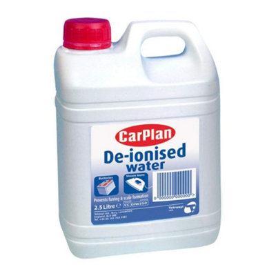 Carplan De-Ionised Water 2.5L - Premium Quality Distilled Water for Car Batteries (Pack of 3)