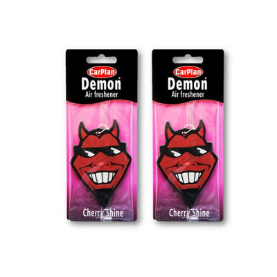 CarPlan Demon DAC001 Single Carded Air Freshener Cherry x2 Fragrance Scent Car