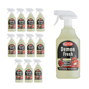 CarPlan Demon Fresh Powerful Odour Eliminator Multi Air Freshener Spray 1L x12