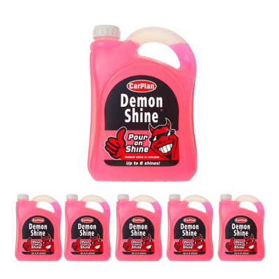 Carplan Demon Shine Spray On Shine Car Wax Polish Spray & Wipe 2L 2 Litre x6