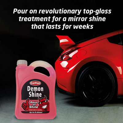 Carplan Demon Shine Spray On Shine Car Wax Polish Spray & Wipe 2L 2 Litre x6
