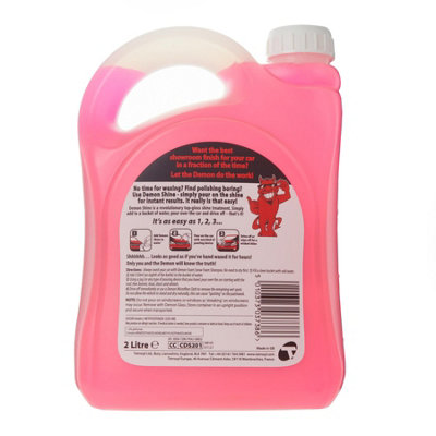 Carplan Demon Shine Spray On Shine Car Wax Polish Spray & Wipe 2L 2 Litre x6 - 4