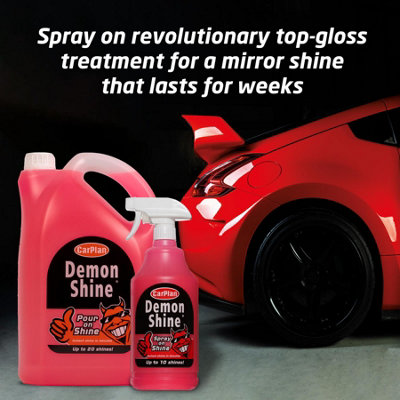 Carplan Demon Shine Spray On Shine Car Wax Polish Spray & Wipe 5L 5 Litre