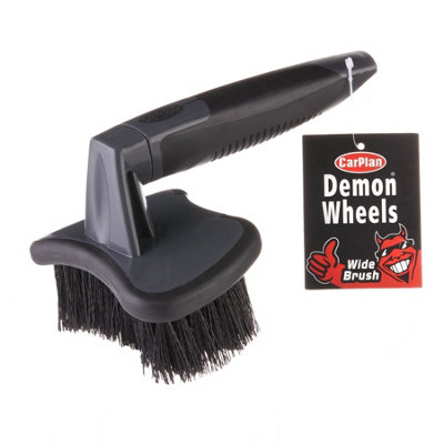 CarPlan Demon Wide Brush Brush For Cleaning Valeting Comfort Grip Handle
