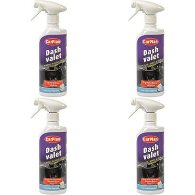 CarPlan DVC600 Dash Valet Interior Cleaner 600mL x4 Treatment 0.6 Litres Valeting