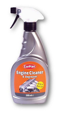 CarPlan Engine Cleaner & Degreaser Trigger 500mL x6 Treatment 3 Litres 3L