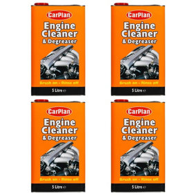 CarPlan Engine & Parts Cleaner & Degreaser Treatment Brush On Rinse Off 5L x4