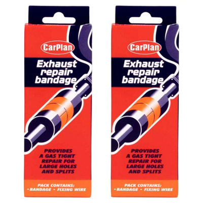 Carplan Exhaust Repair Bandage Packet Gas Tide Repair For Large Holes Msb111 x 2