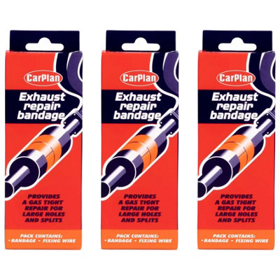 Carplan Exhaust Repair Bandage Packet Gas Tide Repair For Large Holes Msb111 x 3