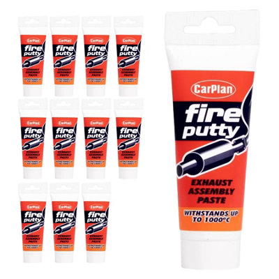 CarPlan FIP120 Fire Putty 120gm Exhaust Assembly Joint Paste x 12