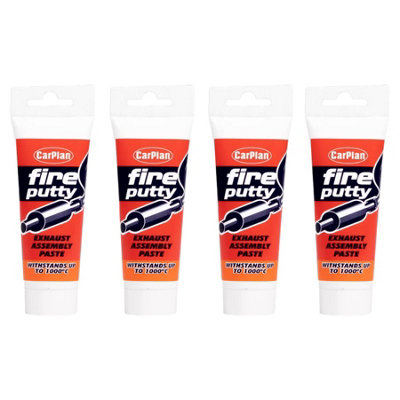 CarPlan FIP120 Fire Putty 120gm Exhaust Assembly Joint Paste x 4