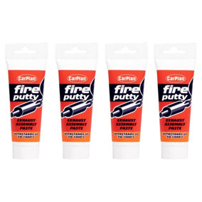 CarPlan FIP120 Fire Putty 120gm Exhaust Assembly Joint Paste x 4