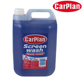 CarPlan FSW005 Ready Mixed Screenwash Concentrate 5L Windshield Washer Fluid