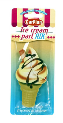 CarPlan Ice Cream Parl'AIR Air Freshener Raspberry Ripple Fragrance Scent Car