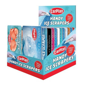 CarPlan ISC001 Credit Card Size Ice Scraper Cleaner Windscreen Frost Free