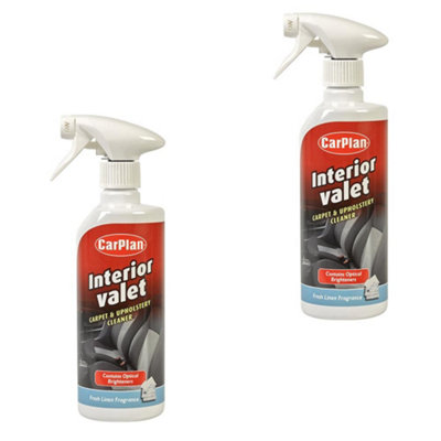 CarPlan IVC600 Interior Valet Foaming Upholstery Cleaner - 600mL x2 Treatment