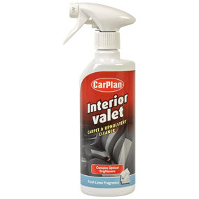CarPlan IVC600 Interior Valet Foaming Upholstery Cleaner - 600mL x4 Treatment