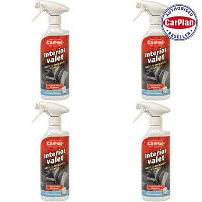 CarPlan IVC600 Interior Valet Foaming Upholstery Cleaner - 600mL x4 Treatment
