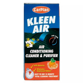 CarPlan Kleen Car Air Con Conditioning Cleaner Bomb Anti-Bacterial 150ml x6