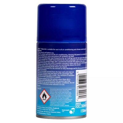 CarPlan Kleen Car Air Con Conditioning Cleaner Bomb Anti-Bacterial 150ml x6 - 6