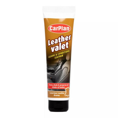 CarPlan Leather Valet Cleans & Conditions - 150g Car Interior Treatment Valeting
