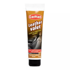 CarPlan Leather Valet Cleans & Conditions - 150g Car Interior Treatment Valeting