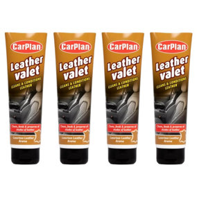 CarPlan Leather Valet Cleans & Conditions - 150g x 4