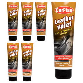CarPlan Leather Valet Cleans & Conditions - 150g x 6
