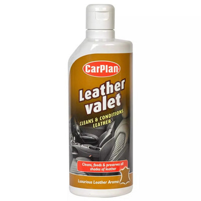 CarPlan LVC600 Leather Valet Clean & Care Upholstery - 600mL x4 Treatment 2.4L
