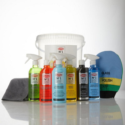 CarPlan No.1 10 Piece Ceramic Bucket Car Treatment Valet Clean Polish Wax