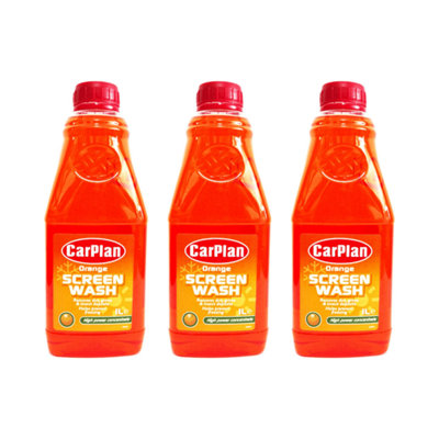 Carplan Orange Fragranced Screenwash 1L (Pack of 3)