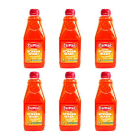 Carplan Orange Fragranced Screenwash 1L (Pack of 6)