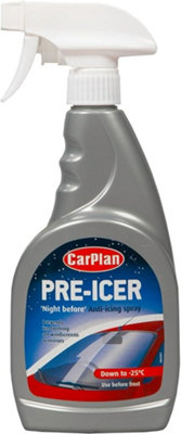 Carplan Pre Icer Spray and De Icer Spray 500ml - Winter Car Care Kit